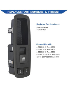 Interruptor Ventana Eléctrica Obaee AYG-00165 Compatible Ram 2