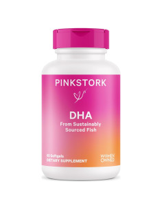 Suplemento Prenatal Omega-3 DHA Pink Stork - 540 mg - 60 Gelatinas