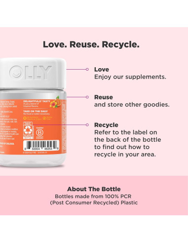 Gomitas OLLY Heavenly Hair 60 unidades - Queratina y Biotina