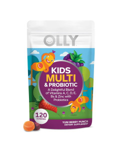 Gomas Multivitaminas y Probioticos OLLY Kids 120 Conteo