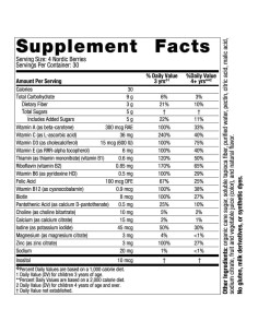 Bayas Nórdicas Gummy Nordic Naturals 120 gomitas Cereza 2+ 2