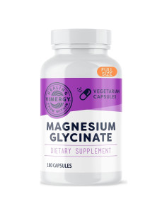 Vimergy Magnesio Glicinato 180 Cápsulas - Apoyo Estrés y Corazón