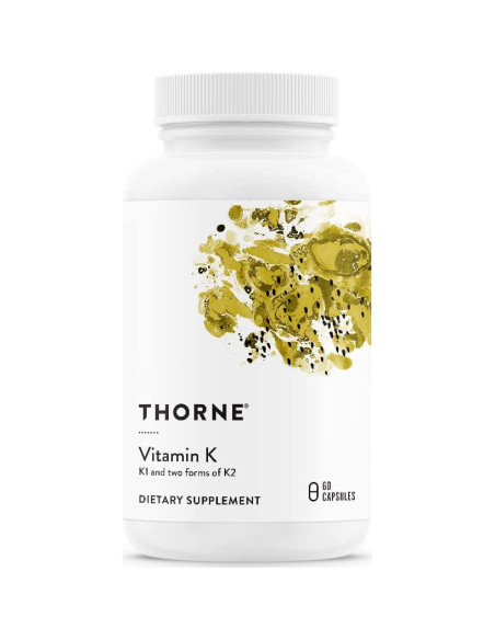 Dúo de Salud Ósea Thorne - Vitamina D3 y K - 30 Porciones