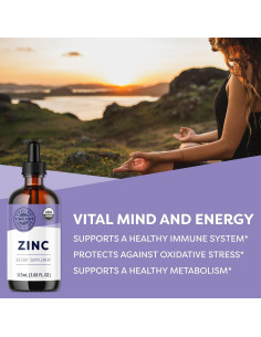 Zinc Líquido Orgánico Vimergy 115 mL - Soporte Inmunológico 2