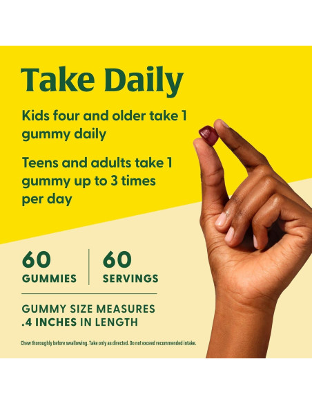 Gominolas de Hierro MegaFood con Vitamina B12 y B6 - 60 Unidades