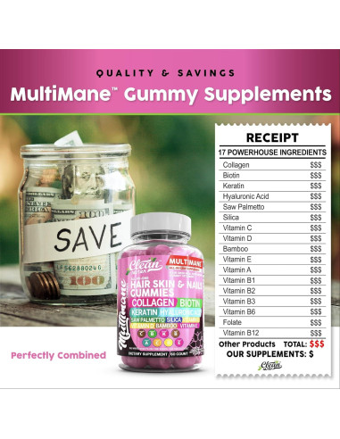 Gomitas de Biotina y Colágeno Clean Nutraceuticals 199g