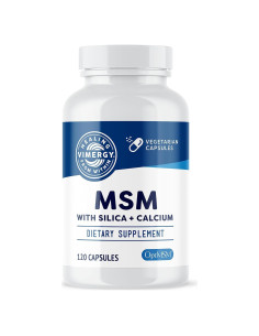 Vimergy MSM con Síllice y Calcio - 120 Cápsulas Veganas