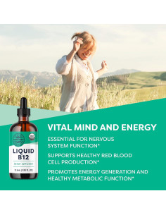 Suplemento Líquido de Vitamina B12 Orgánica Vimergy 115 mL 2