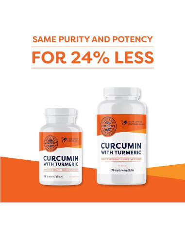 Cápsulas de Curcumina Vimergy 270 ct - Salud Ósea y Cerebral