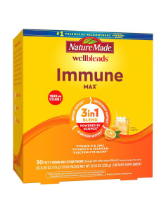 Nature Made Wellblends ImmuneMAX 30 Stick de Vitamina C 1500mg