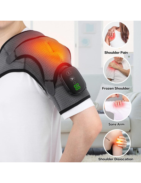 Envoltura Calentada para Hombros BINGONE Inalámbrica 3 Niveles