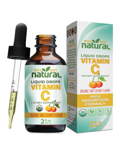 Gotas de Vitamina C Líquida Orgánica Why Not Natural 140g