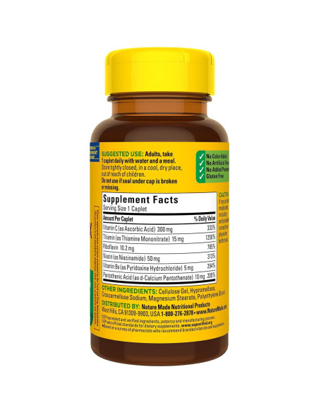Nature Made Complejo B con Vitamina C, 100 Comprimidos