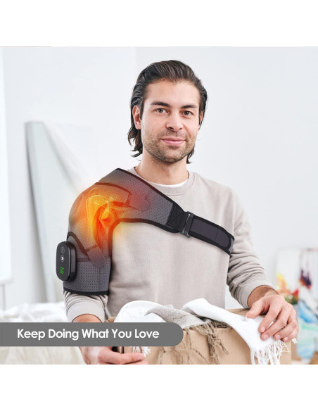 Envoltura Calentada para Hombros BINGONE Inalámbrica 3 Niveles