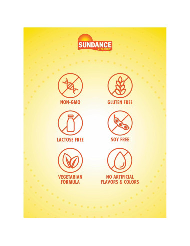 Vitamina C Masticable Sundance 1000mg 90 Tabletas Sabor Naranja