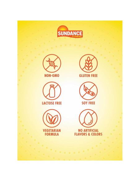 Vitamina C Masticable Sundance 1000mg 90 Tabletas Sabor Naranja