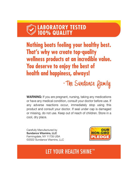 Vitamina C Masticable Sundance 1000mg 90 Tabletas Sabor Naranja