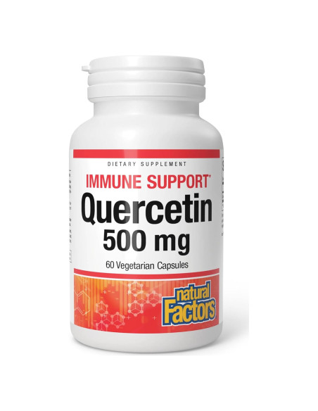 Quercetina 500 mg Factores Naturales - 60 Cápsulas Veganas