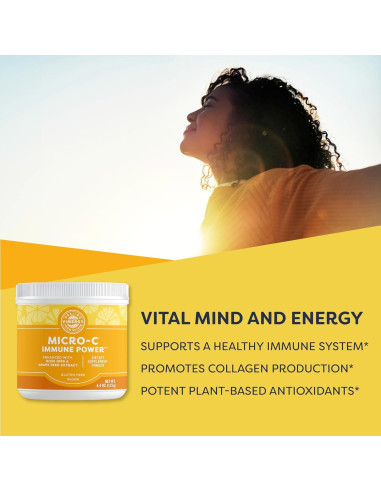 Vimergy Micro-C Vitamina C 1000mg - 69 Porciones Vegano