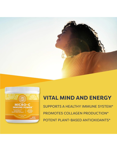 Vimergy Micro-C Vitamina C 1000mg - 69 Porciones Vegano