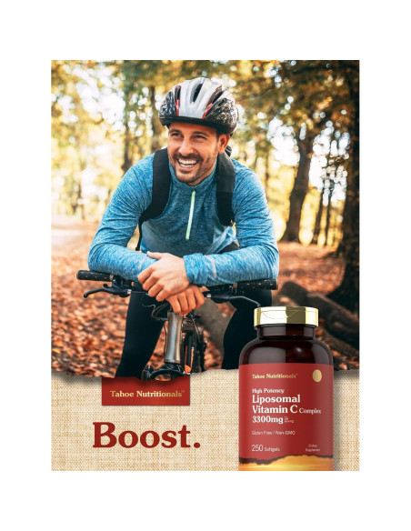 Vitamina C Liposomal Tahoe Nutritionals 3300mg 250 Gelatinas
