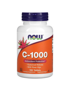Vitamina C-1000 Liberación Sostenida Now Foods - 100 Tabletas