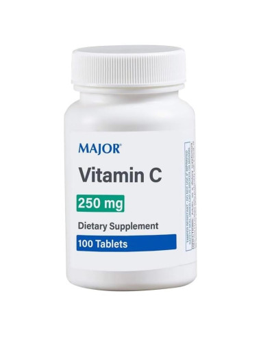 Suplemento Dietético Major Vitamina C 100 Tabletas 250mg