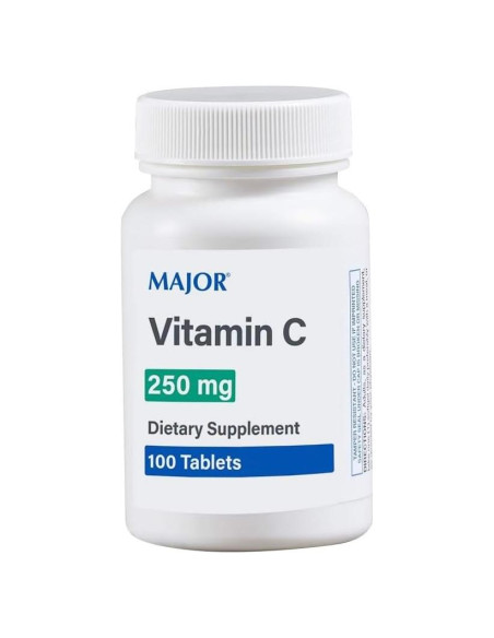 Suplemento Dietético Major Vitamina C 100 Tabletas 250mg