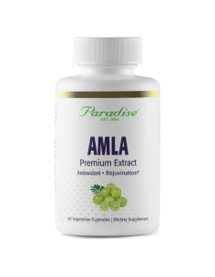 Extracto de Amla Orgánico Paradise Herbs 60 Cápsulas Veganas