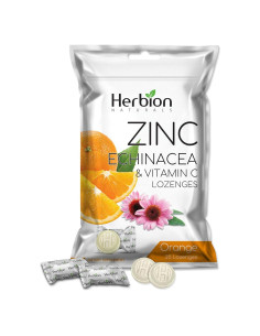Pastillas Herbion Naturals Zinc Echinacea Vitamina C 25 CT Naranja