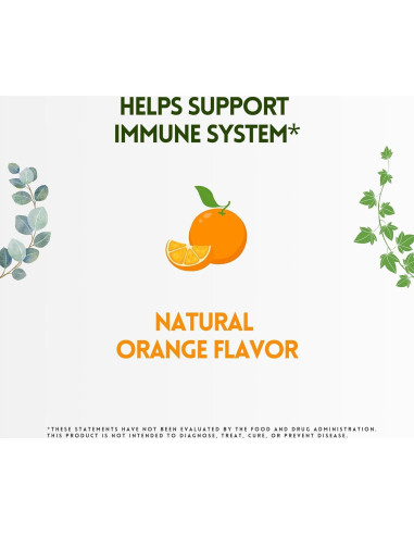 Pastillas Herbion Naturals Zinc Echinacea Vitamina C 25 CT Naranja