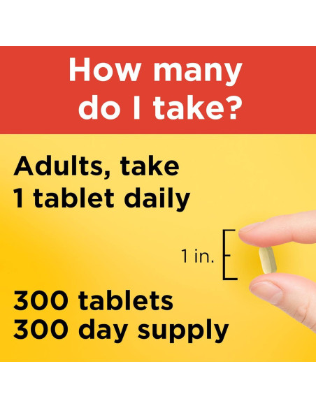 Nature Made Vitamina C 1000 mg Extra Fuerte - 300 Tabletas