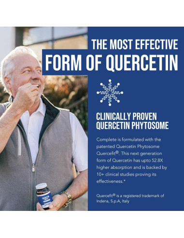 Quercetina Fitósoma Triquetra Health 60 Cápsulas 50X Absorción