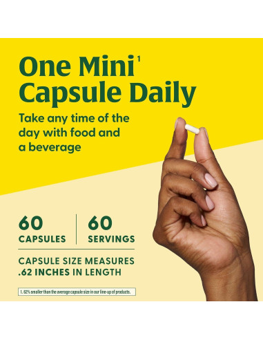 MegaFood Vitamina D3 5000 UI + K2 - 60 Mini Cápsulas