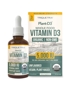 Vitamina D3 Orgánica Plant-D3 5000 UI Líquido Sublingual 29.57 ml