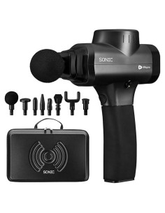 Pistola de Masaje LifePro con 8 Cabezas y 5 Velocidades