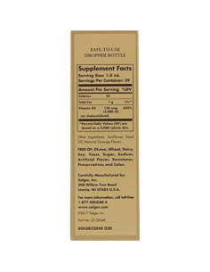 Vitamina D3 Líquida Solgar 125 mcg 59 ml Sabor Naranja 2