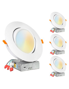LED empotrado ultra delgado 6" PROCURU 4 unidades 5 colores