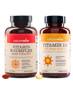 NatureWise Complejo de Vitaminas B y D3 360 Softgels