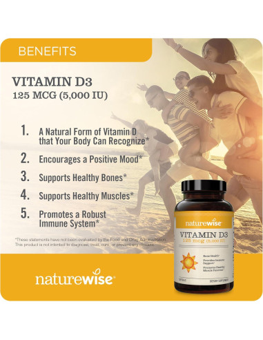 NatureWise Complejo de Vitaminas B y D3 360 Softgels