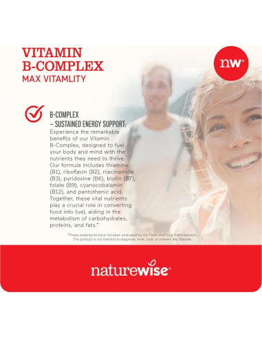 NatureWise Complejo de Vitaminas B y D3 360 Softgels