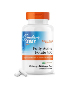 Folate Activo Doctor's Best Quatrefolic 400 mcg 90 VC