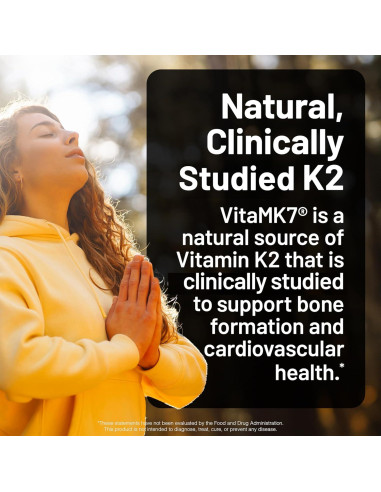 NatureWise Vitamina D3 Vegana 5000UI + K2 100mcg - Alta Absorción