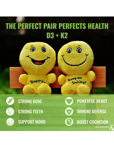 Suplemento Liposomal D3 y K2 MK-7 UpNourish 5000 UI 100 mcg 2