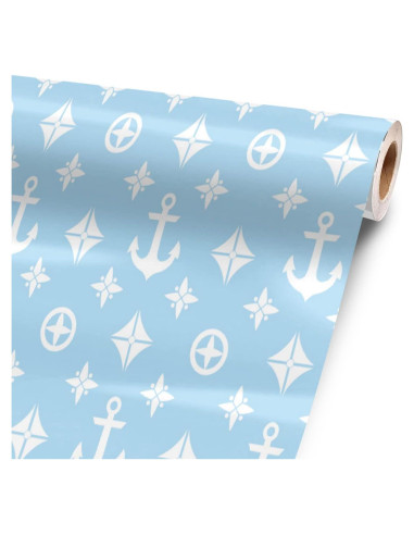 Hoja de Vinilo 3M Baby Blue 60 x 132 cm para DIY