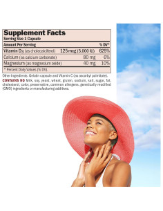 Vitamina D3 5000 UI Andrew Lessman 720 Cápsulas Pequeñas 2