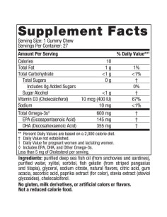 Gomitas Prenatales Sin Azúcar Nordic Naturals 27 Unidades DHA 2