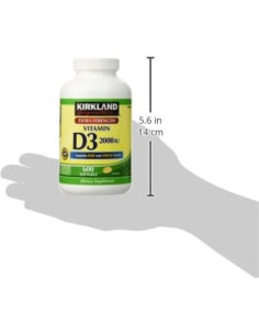 Vitamina D3 2000 UI Kirkland Signature 600 Geles Blandos 2