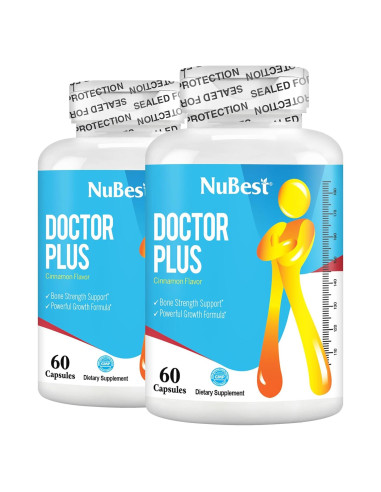 Suplemento de Calcio NuBest Doctor Plus 2x186g con Vitamina D3 y K2