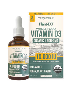 Vitamina D3 Orgánica 10,000 UI Plant D3 Líquido Sublingual 30 ml